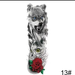 Full arm or leg temporary tattoo